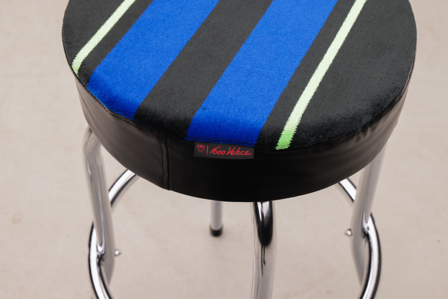 Accent Stools with Alpina-Style Upholstery