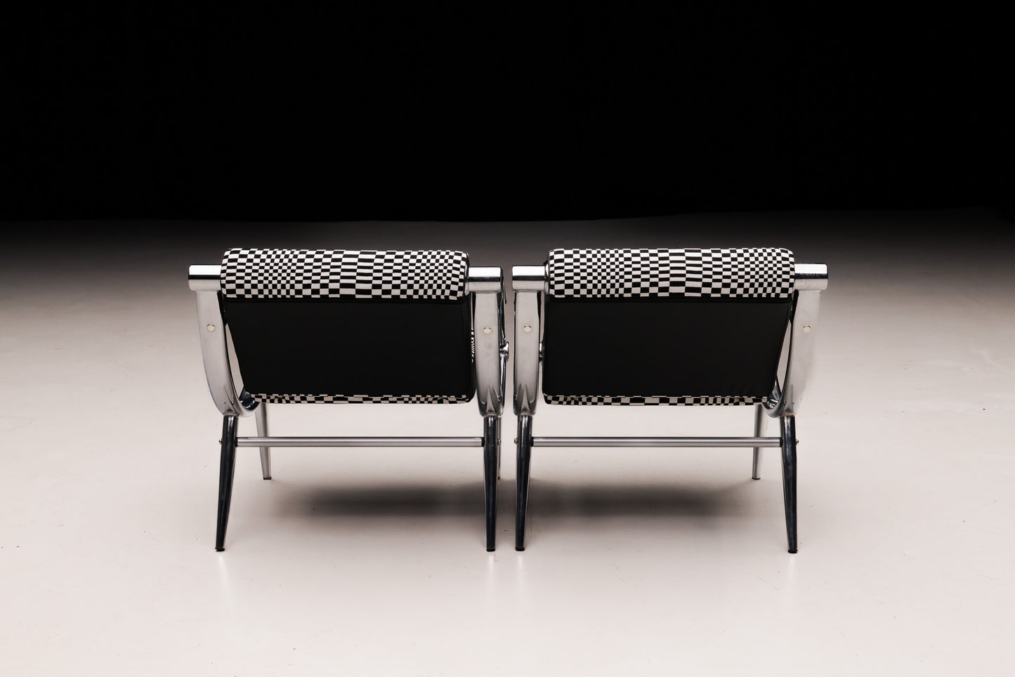 Accent Chairs with Pasha-Style Upholstery