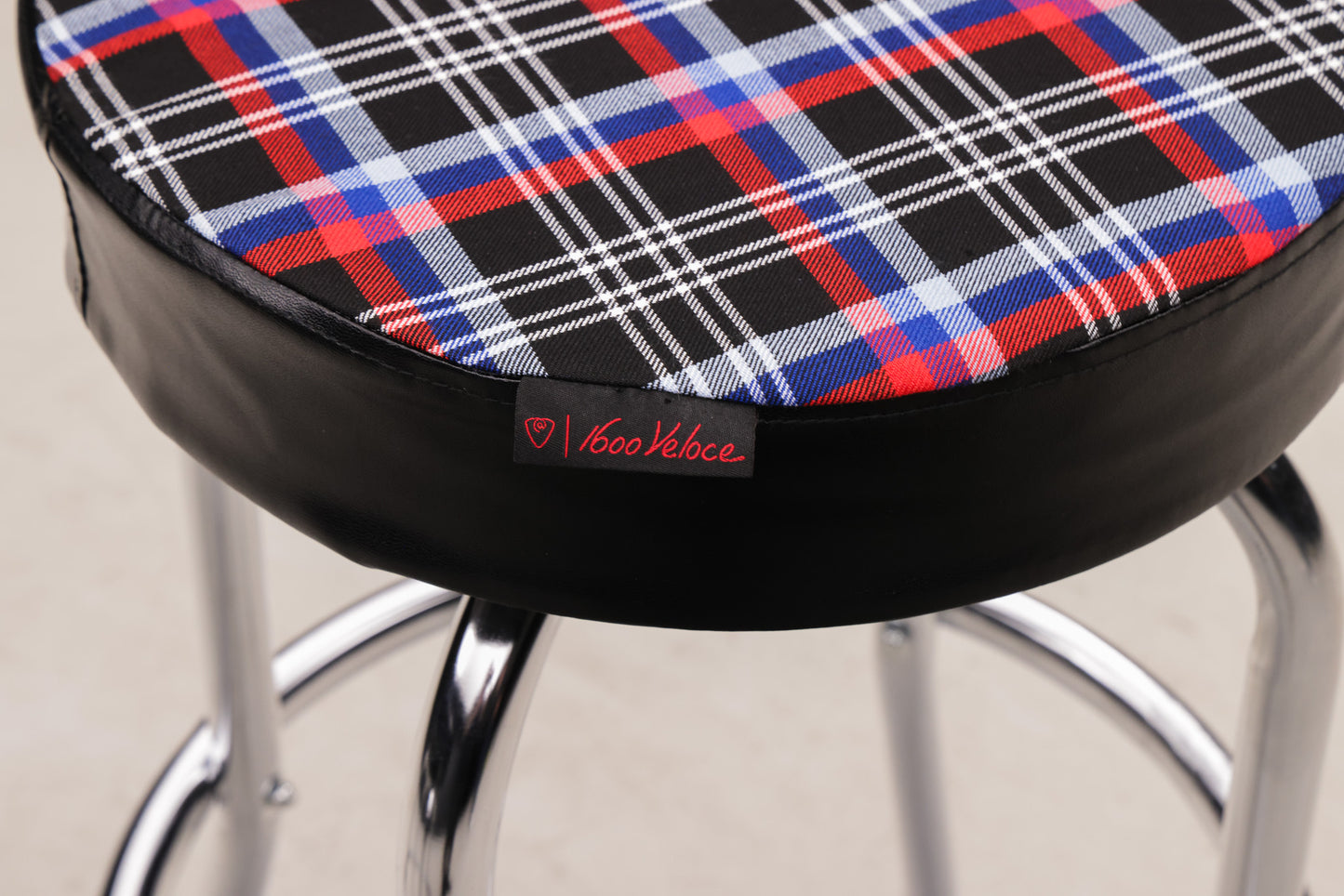 Accent Stools with Spirit Of LeMans-Style Upholstery