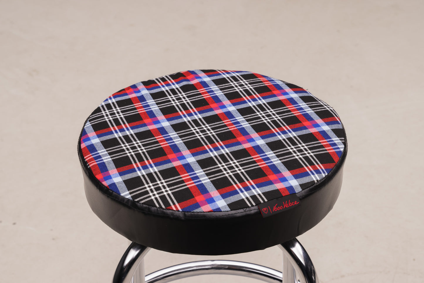 Accent Stools with Spirit Of LeMans-Style Upholstery